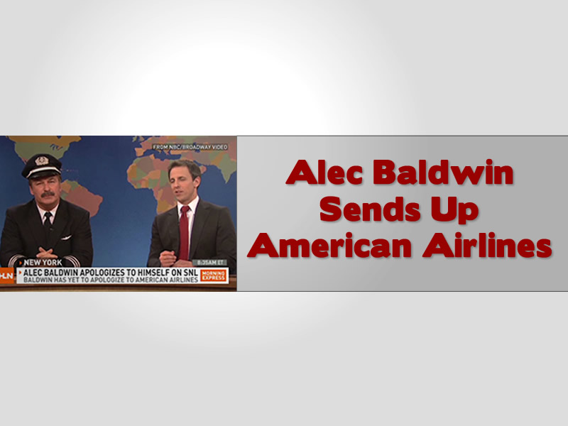 Alec Baldwin Sends Up American Airlines Apologises To Himself Dresses As Pilot