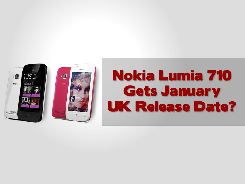 Nokia Lumia 710 Gets January UK Release Date